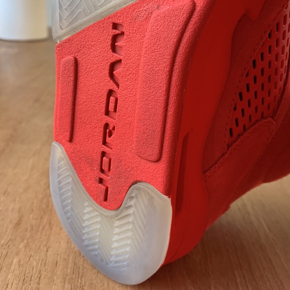 Jordan 5 Retro Red Suede GS - Picture 11 of 16